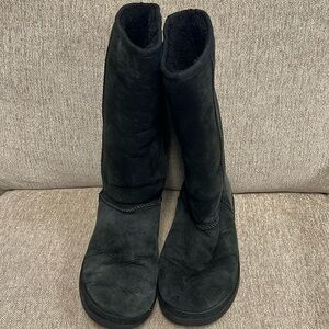 UGG Black Classic Tall Boots- Old & Very Used